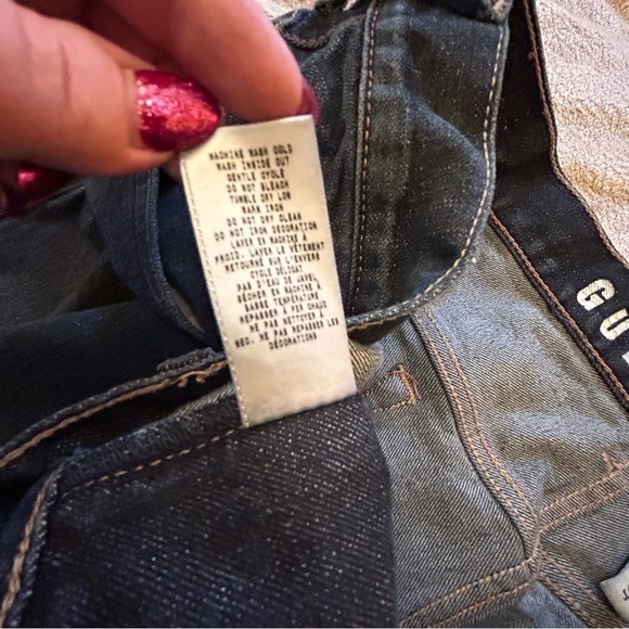 Guess blue men's Cliff boot cut jeans Size 36 - Picture 4 of 10